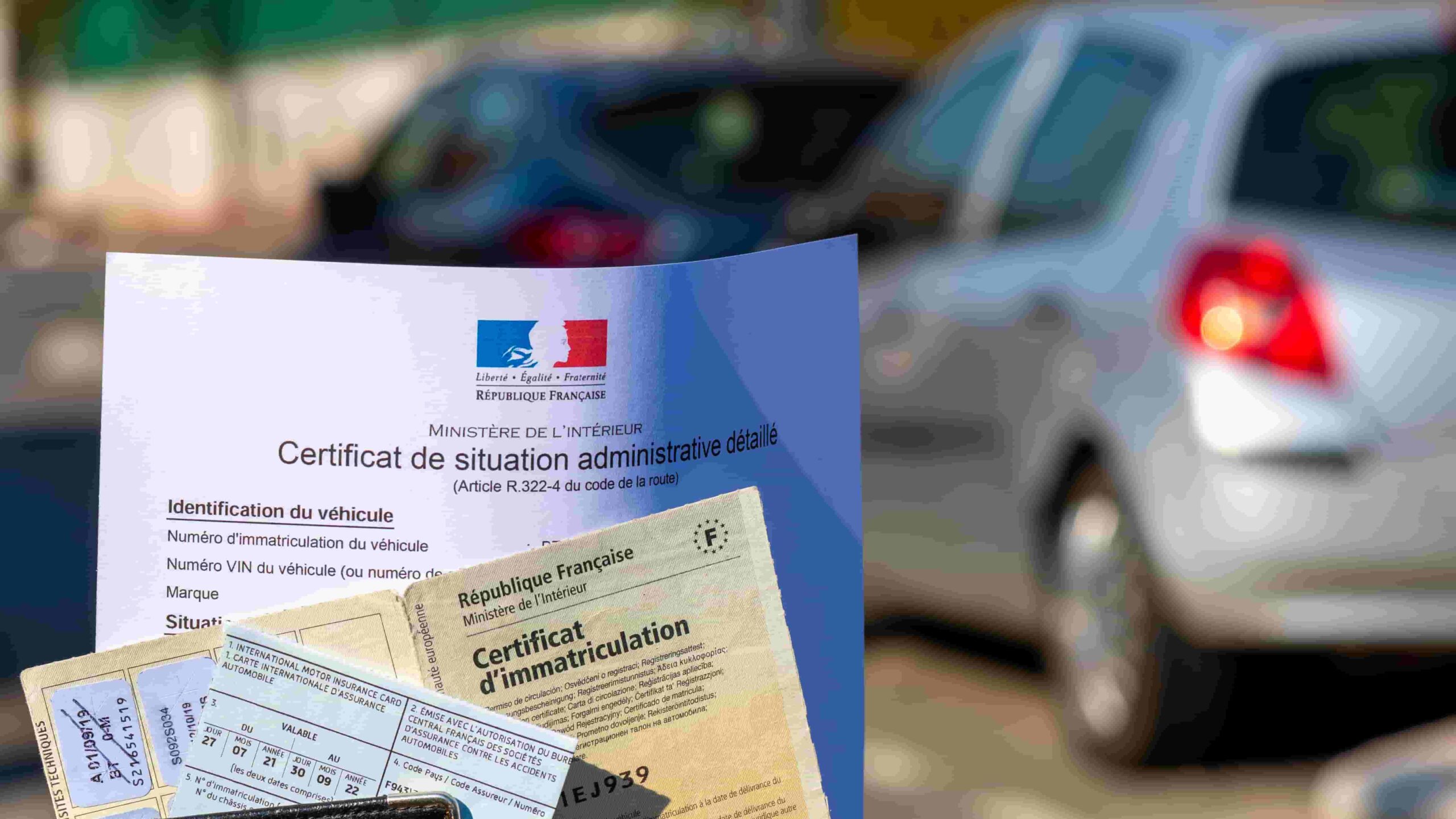 Carte grise temporaire pour les étrangers en France