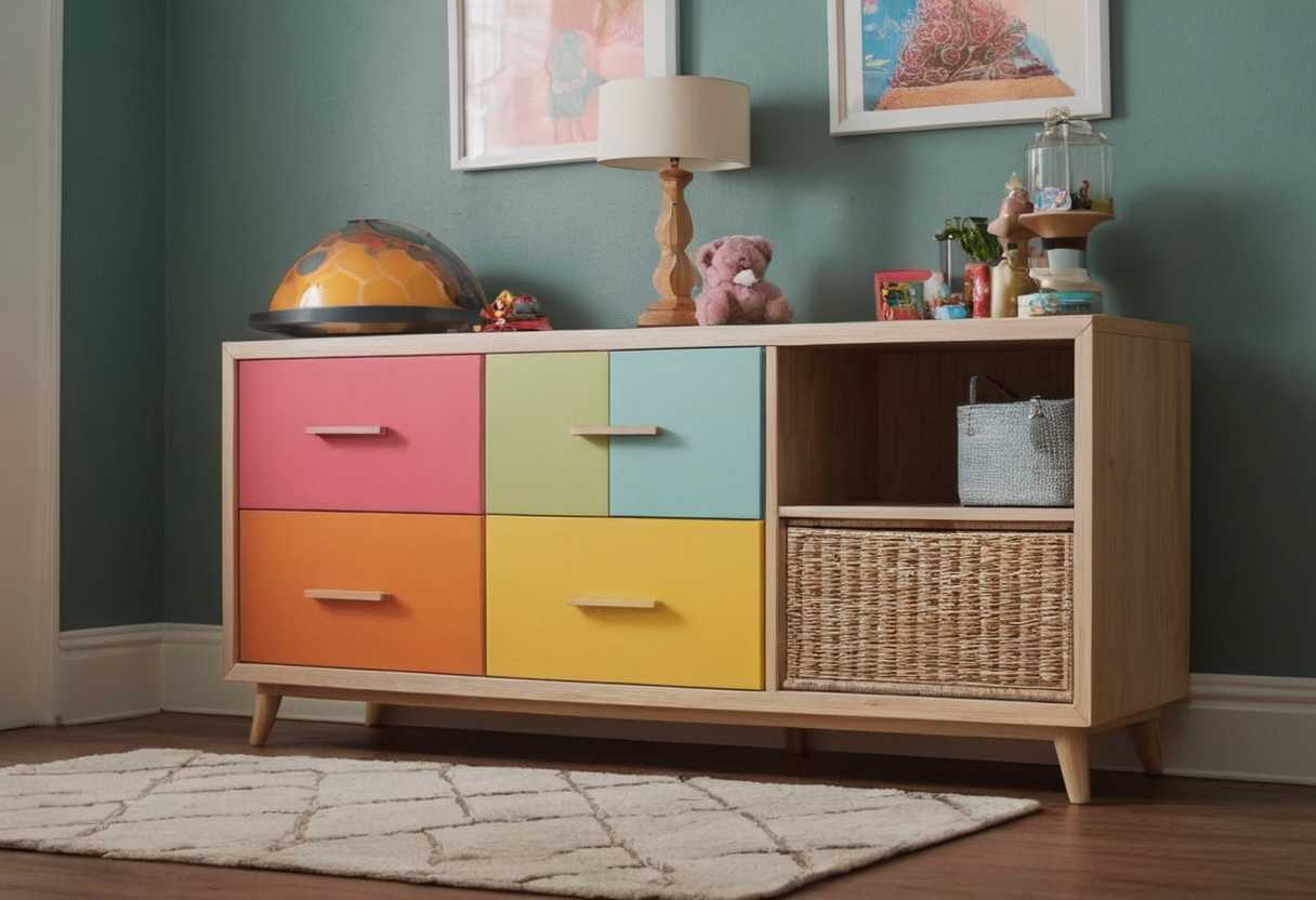 Sélection de commodes chambre enfant qui allient sécurité et design